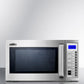 Summit SCM1000SS Commercially Approved Microwave With Stainless Steel Exterior And Interior
