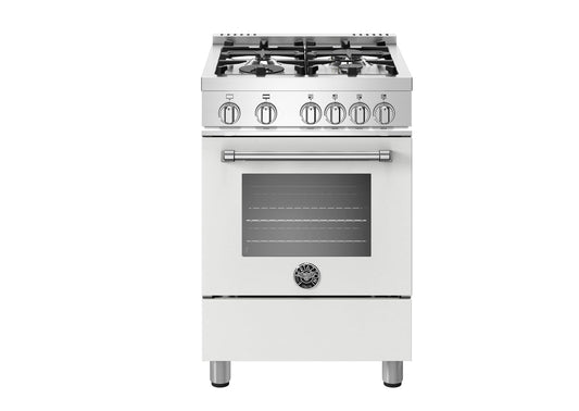 Bertazzoni MAST244GASBIE 24 Inch All Gas Range, 4 Burners Bianco Matt