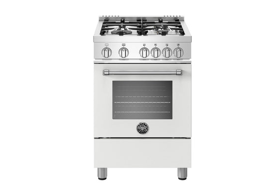 Bertazzoni MAST244GASBIE 24 Inch All Gas Range, 4 Burners Bianco Matt