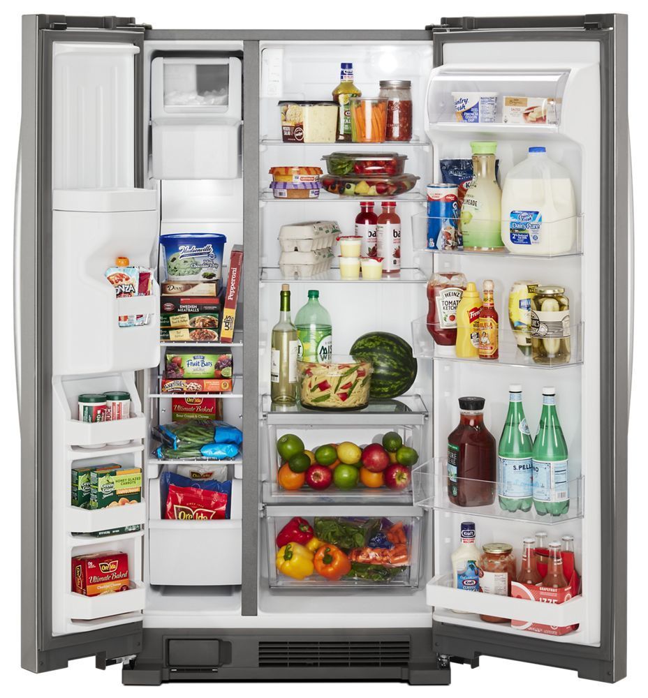 Whirlpool WRS311SDHM 33-Inch Wide Side-By-Side Refrigerator - 21 Cu. Ft.