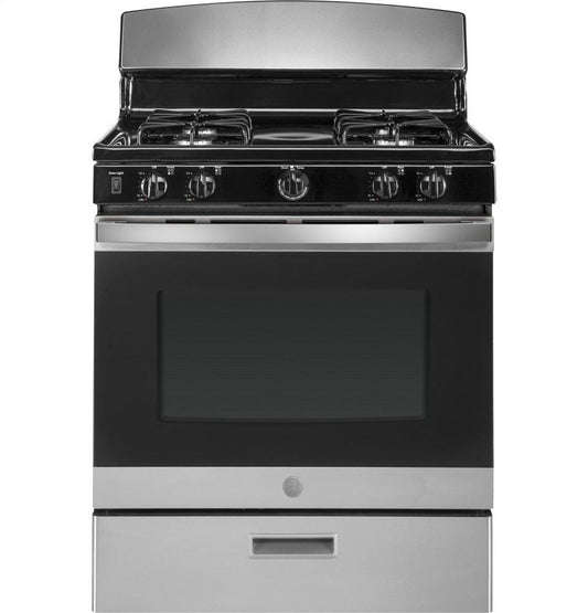 Ge Appliances JGBS30REKSS Ge® 30" Free-Standing Gas Range