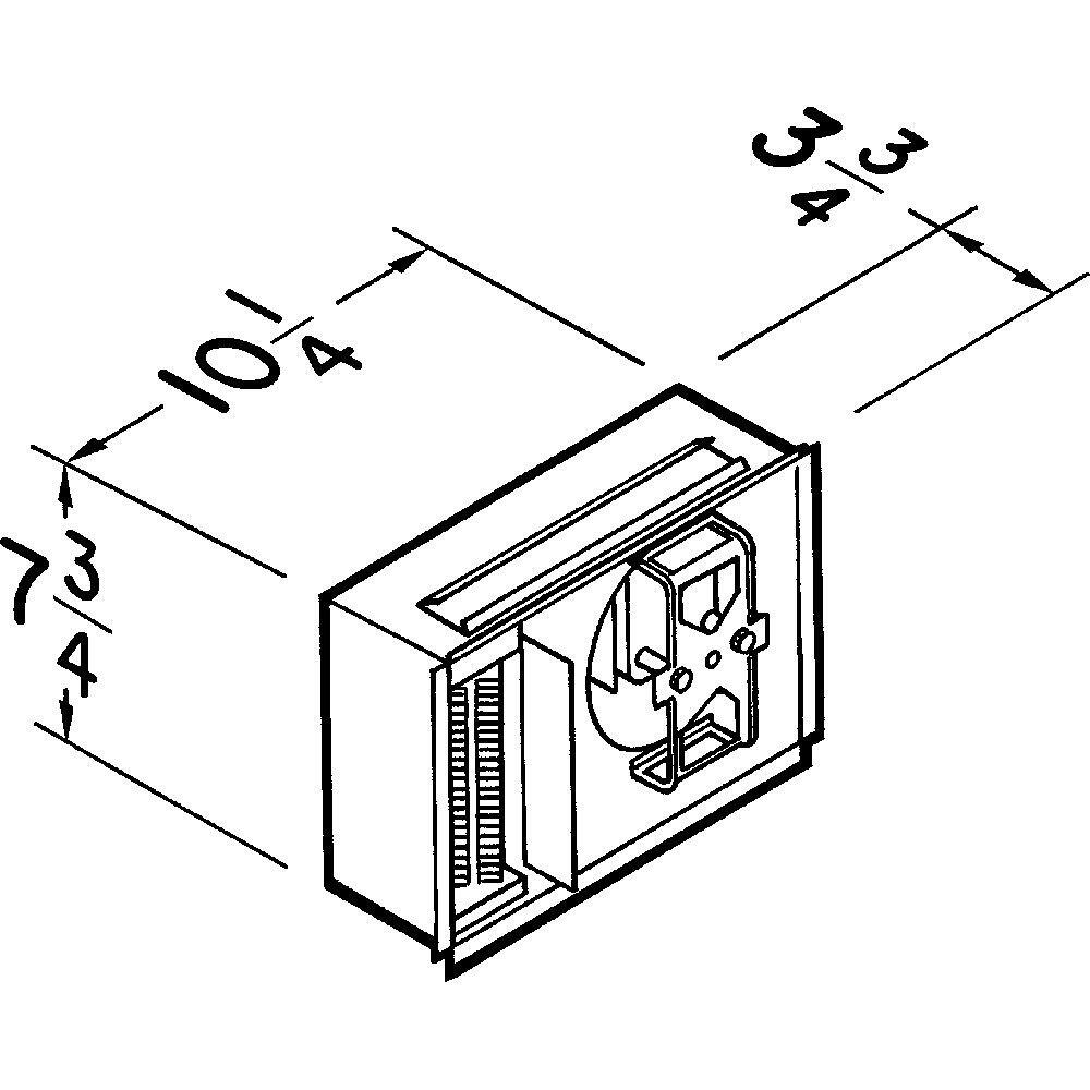 Broan 120 Broan® Heater, 500/1000W 120Vac, 750W 208Vac, 1000W 240Vac