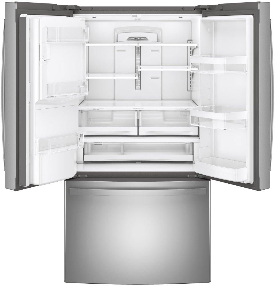 Ge Appliances GFE28GYNFS Ge® Energy Star® 27.7 Cu. Ft. Fingerprint Resistant French-Door Refrigerator