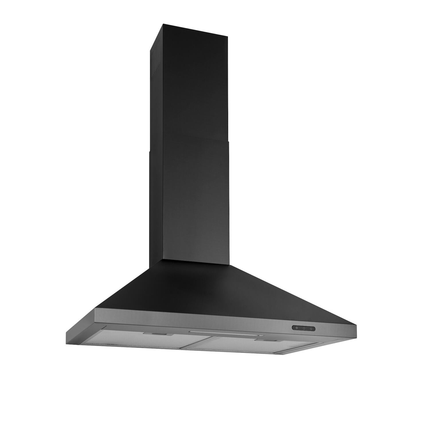 Broan EW4836BLS Broan® Elite Ew48 Series 36-Inch Pyramidal Chimney Range Hood, 460 Max Blower Cfm, Black Stainless Steel