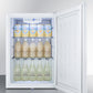 Summit FF31L7 Commercially Approved Countertop All-Refrigerator In White With Digital Thermostat