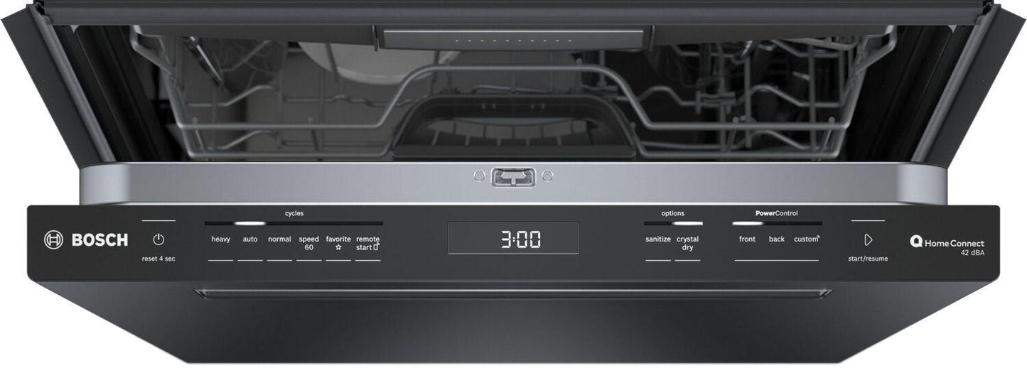 Bosch SHP78CM6N 800 Series Dishwasher 24" Black