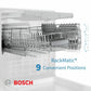 Bosch SPX68B55UC 800 Series Dishwasher 17 3/4'' Stainless Steel Spx68B55Uc