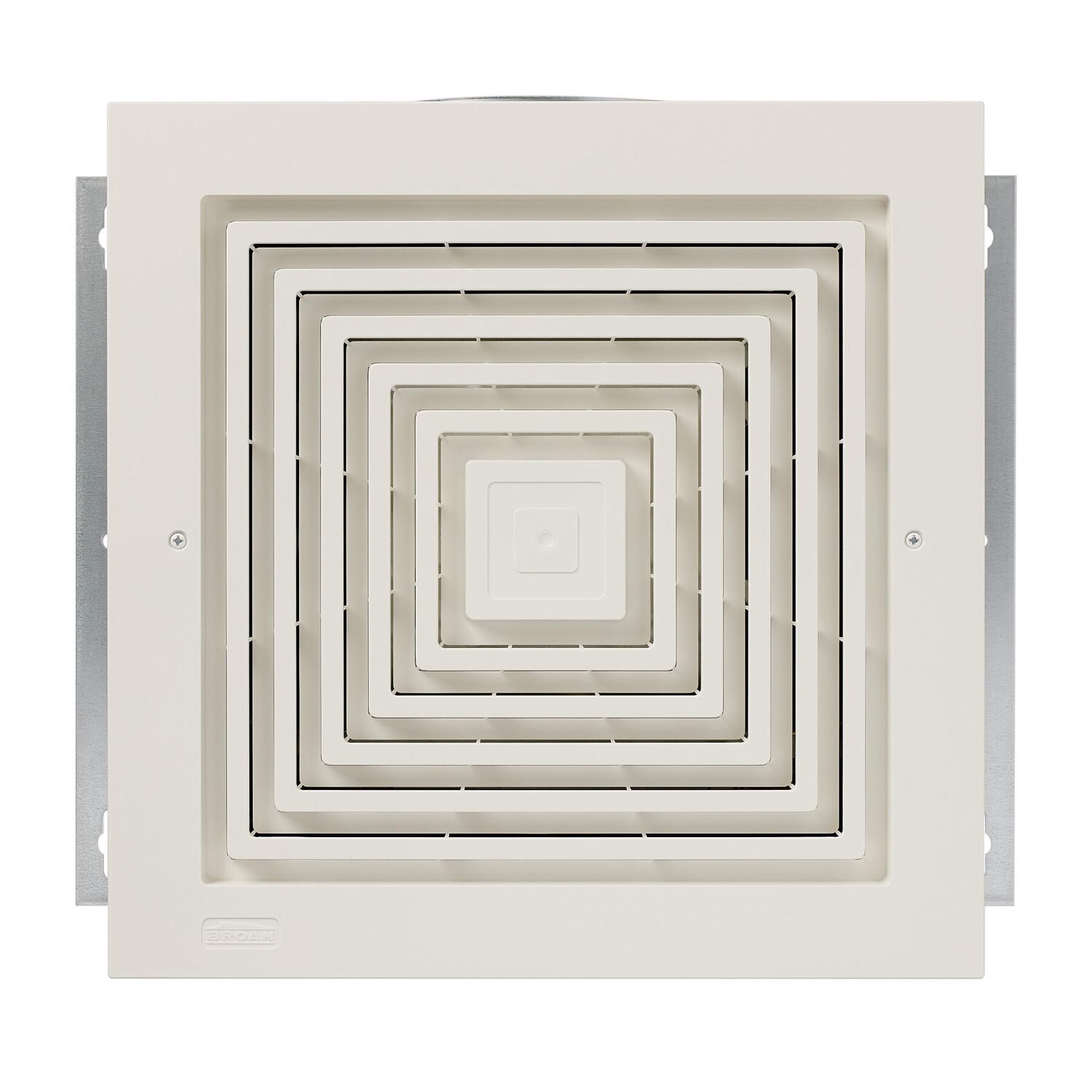 Broan L250E High-Capacity, Light Commercial 270 Cfm Ceiling Mount Ventilation Fan, 1.5 Sones Energy Star® Certified