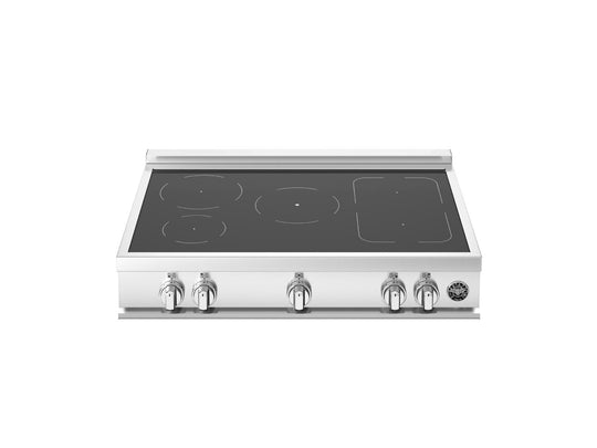 Bertazzoni MAST365IRTXT 36" 5 Induction Zones Rangetop Stainless Steel Stainless Steel