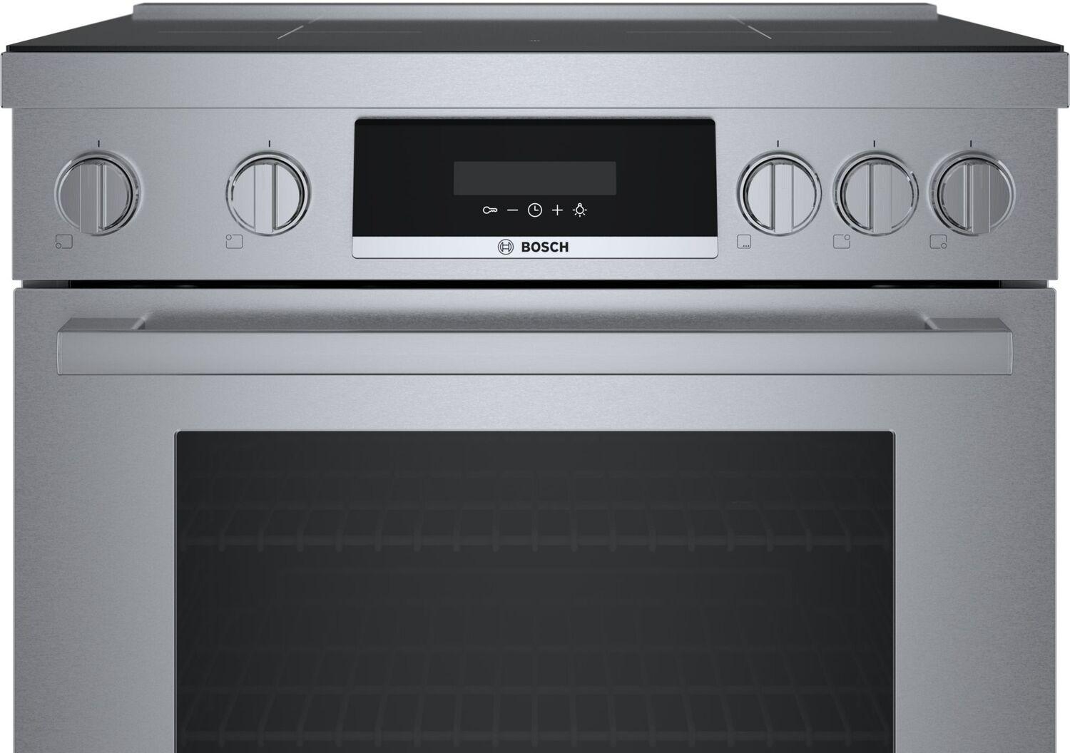 Bosch HIS8055U 800 Series Induction Freestanding Range 30'' Stainless Steel HIS8055U