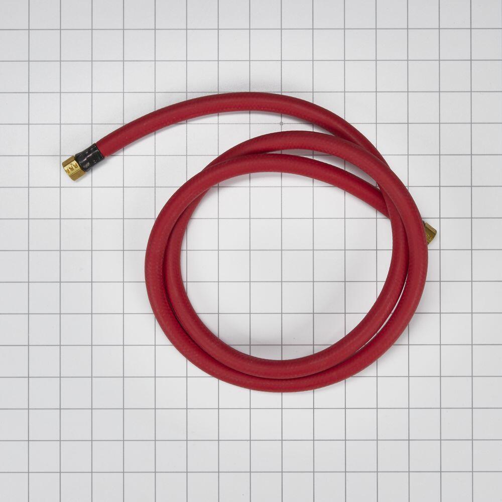 Maytag W10278626RP Dishwasher Elbow Hose Fitting - Red