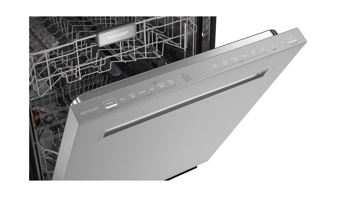 Sharp SDW6888JS 24 In. Slide-In Smart 42 Db Dishwasher