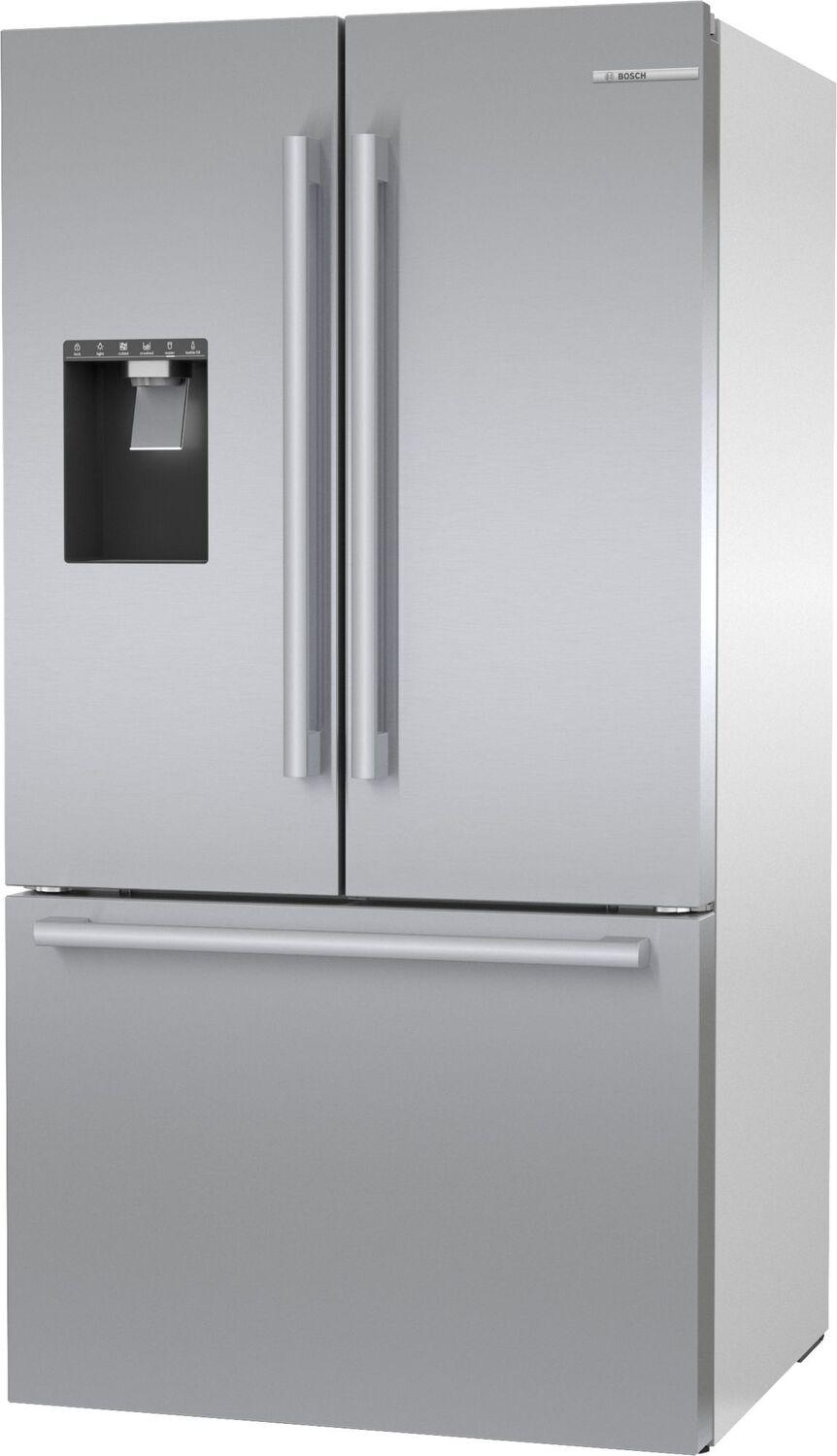 Bosch B36FD50SNS 500 Series French Door Bottom Mount Refrigerator 36'' Easy Clean Stainless Steel B36Fd50Sns