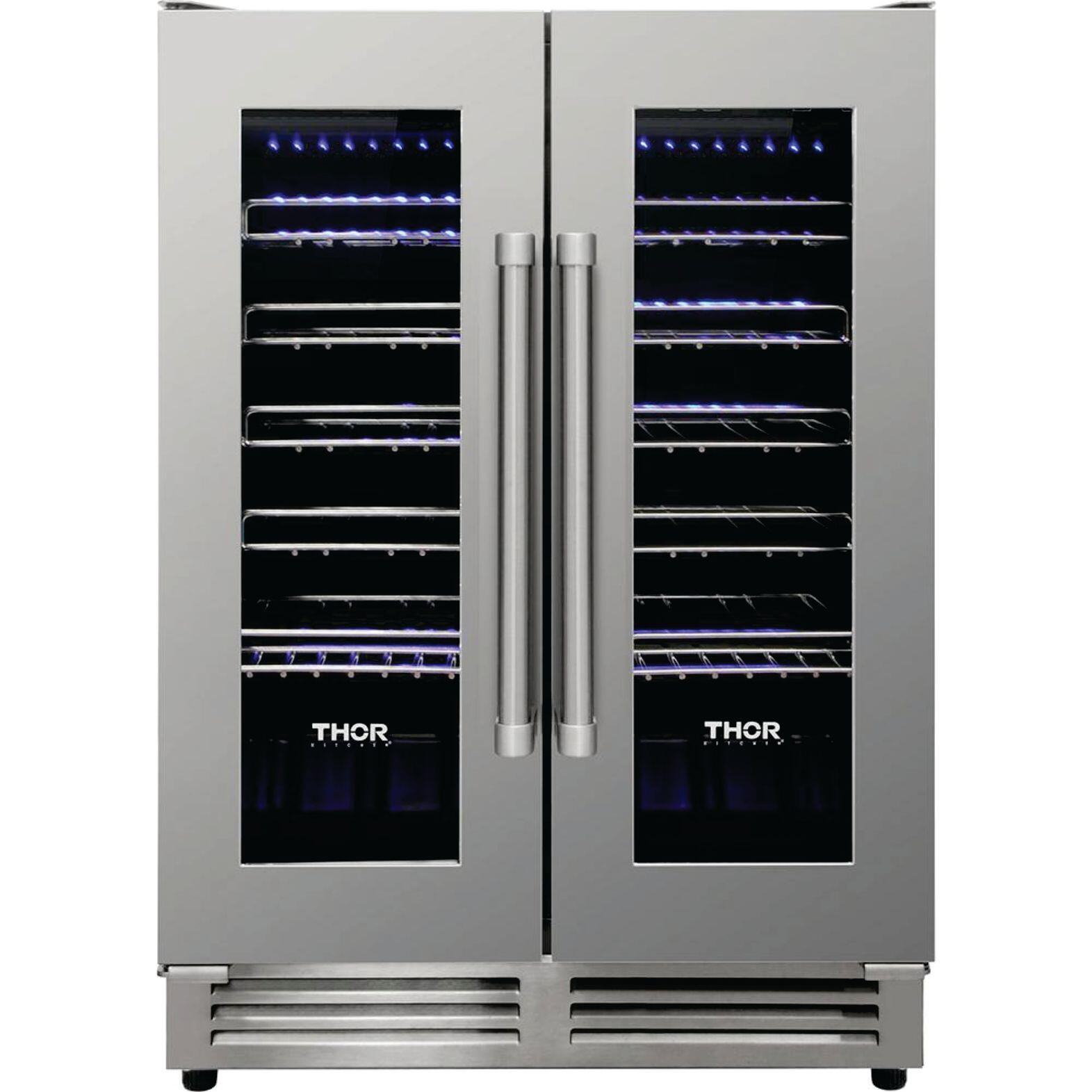 Thor Kitchen TWC2402U Thor - 42 Bottle Dual Zone Wine Cooler