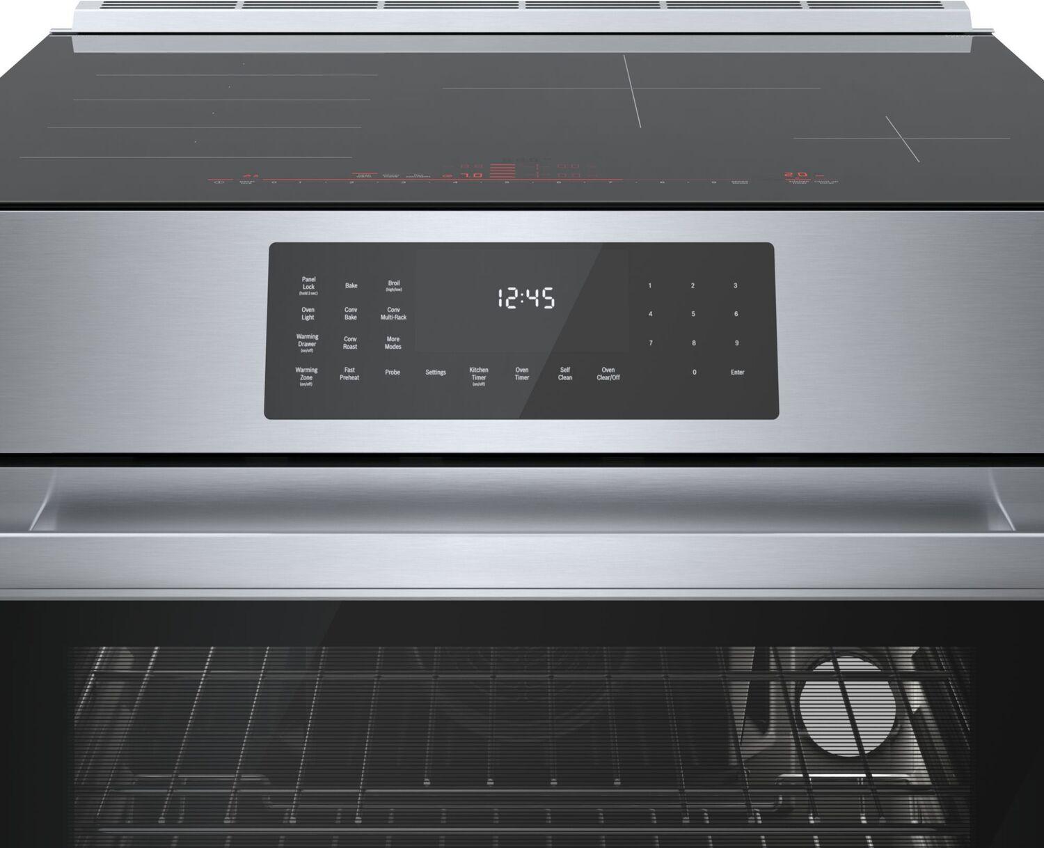 Bosch HIIP057U Benchmark® Induction Slide-In Range 30'' Stainless Steel Hiip057U
