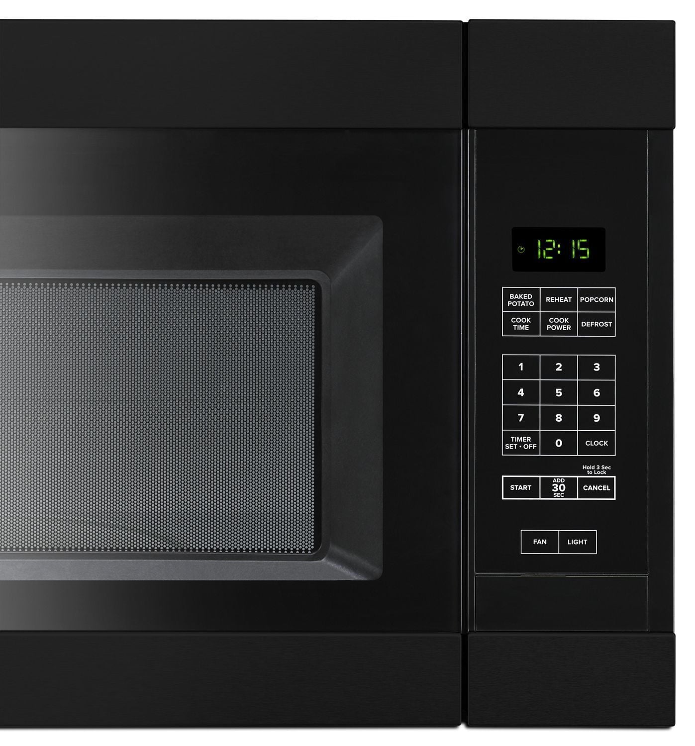 Amana AMV2307PFB 1.6 Cu. Ft. over-The-Range Microwave With Add 0:30 Seconds Black
