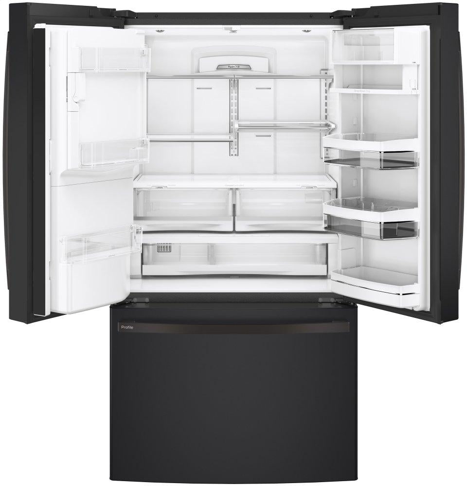 Ge Appliances PYE22KELDS Ge Profile™ Series Energy Star® 22.1 Cu. Ft. Counter-Depth French-Door Refrigerator With Hands-Free Autofill