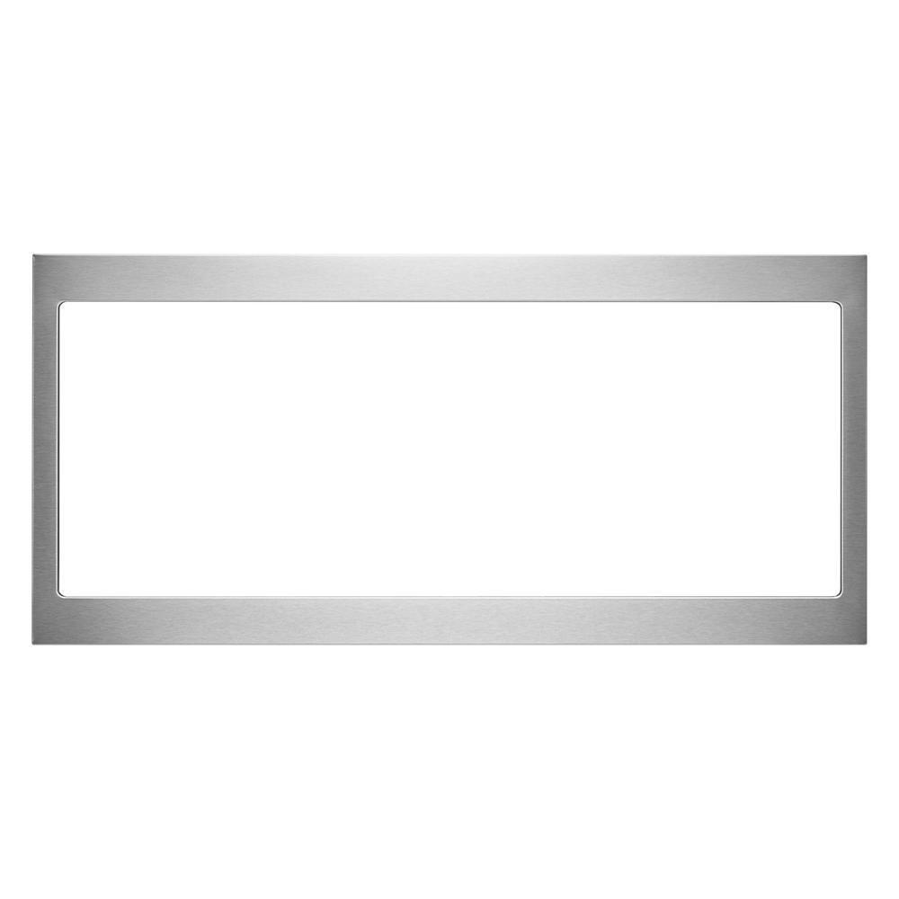 Amana W11451304 Built-In Low Profile Microwave Standard Trim Kit, Stainless Steel