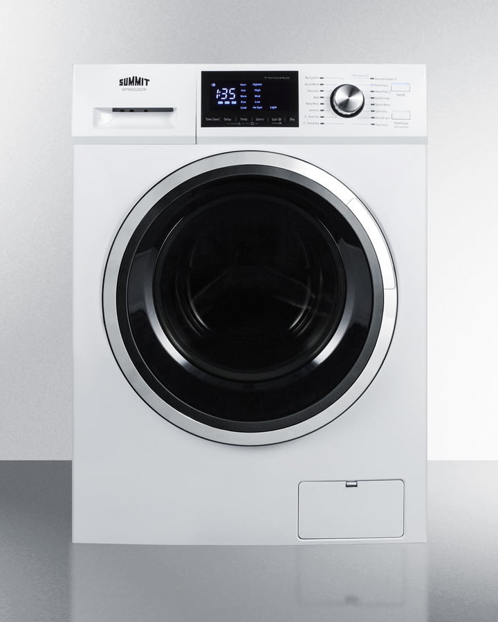 Summit SPWD2202W 24" Wide 115V Electric Washer/Dryer Combo