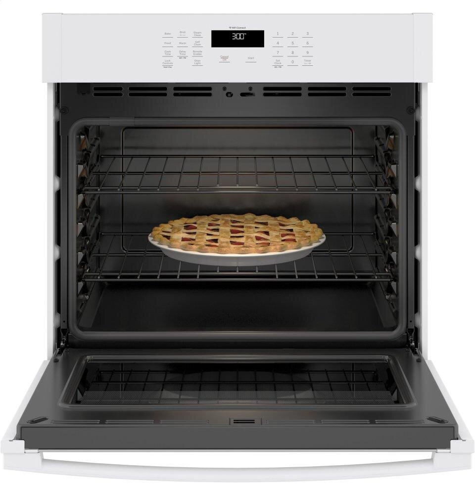 Ge Appliances JTS3000DNWW Ge® 30" Smart Built-In Self-Clean Single Wall Oven With Never-Scrub Racks