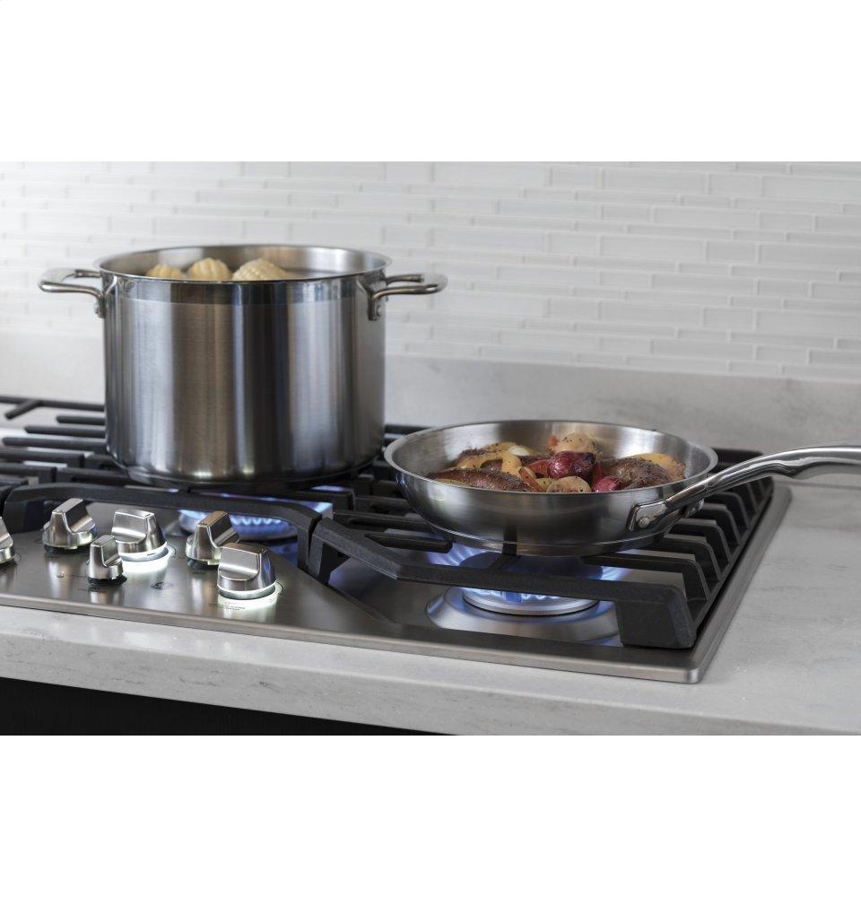 Ge Appliances PGP7036SLSS Ge Profile™ 36" Built-In Gas Cooktop With Optional Extra-Large Cast Iron Griddle