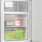 Bosch B24CB80ESB 800 Series Free-Standing Fridge-Freezer With Freezer At Bottom, Glass Door 24