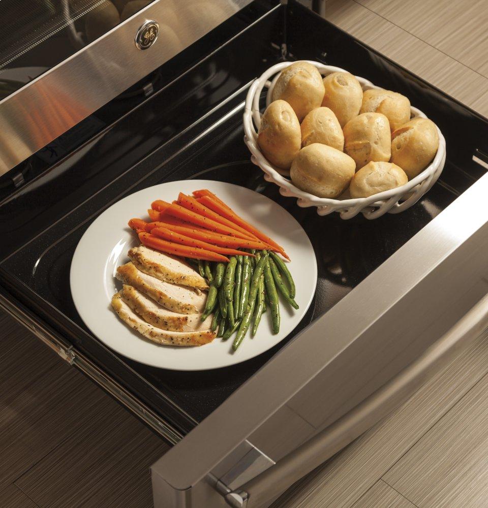 Ge Appliances P2B940SEJSS Ge Profile™ 30" Smart Dual-Fuel Free-Standing Convection Range With Warming Drawer