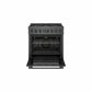 Bosch HGS8045UC 800 Series Gas Freestanding Range 30'' Black Stainless Steel Hgs8045Uc