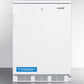 Summit FF6LWBI Built-In Undercounter All-Refrigerator For General Purpose Use, With Front Lock, Automatic Defrost Operation And White Exterior