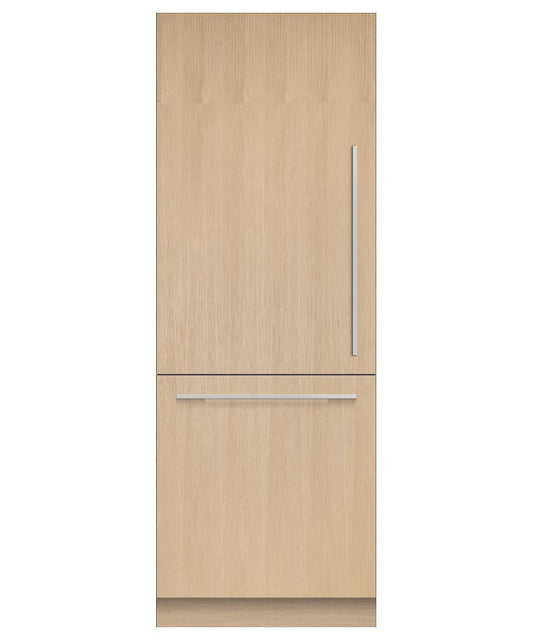 Fisher & Paykel RS2484WRU1 Integrated Refrigerator Freezer, 24", Ice & Water