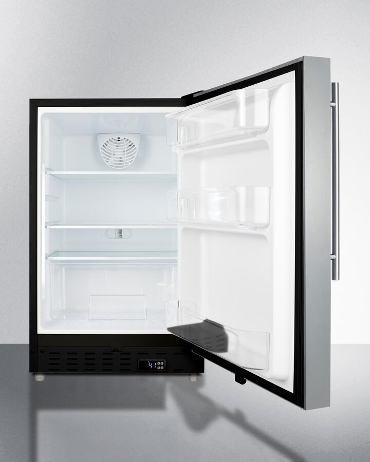 Summit ALR47BCSSHV 20" Wide Built-In All-Refrigerator, Ada Compliant