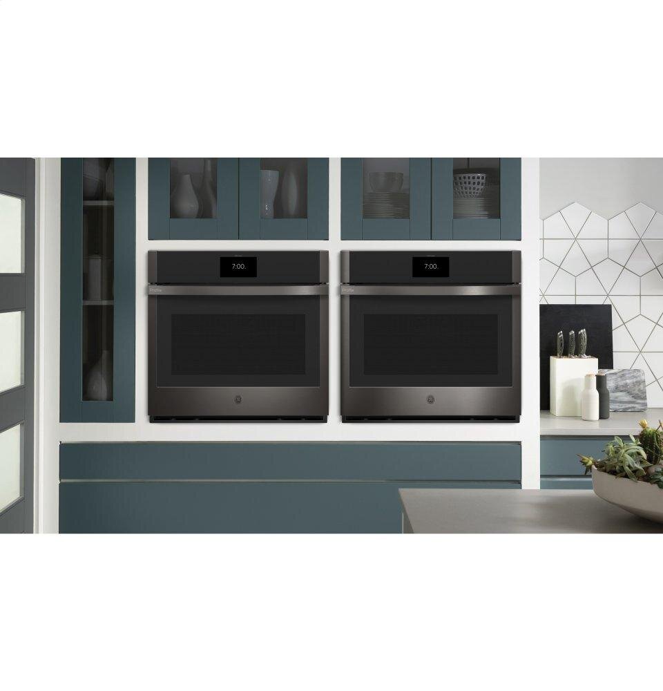 Ge Appliances PTS9000BNTS Ge Profile™ 30" Smart Built-In Convection Single Wall Oven With In-Oven Camera And No Preheat Air Fry