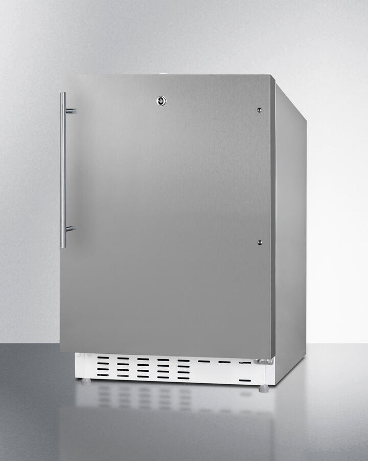 Summit ALRF48CSSHV 20" Wide Built-In Refrigerator-Freezer, Ada Compliant