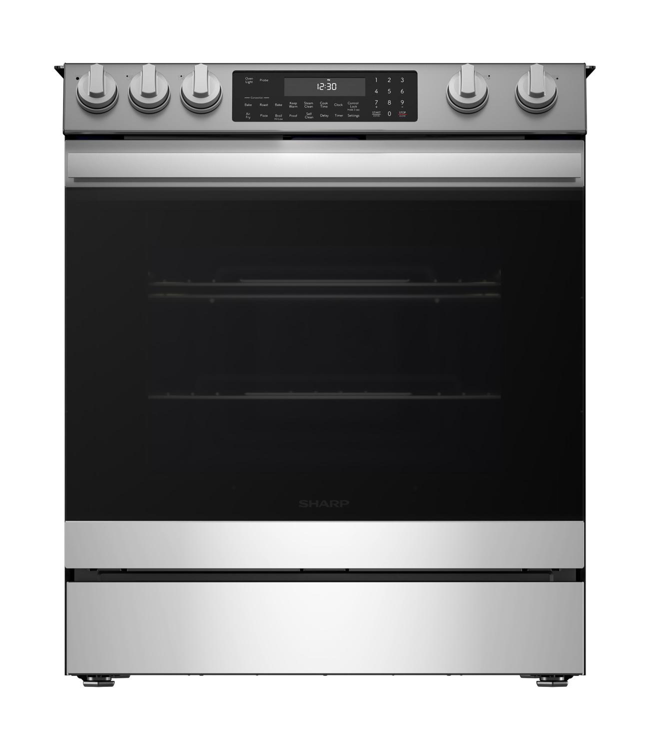 Sharp SSR3065JS 30 In. Electric Convection Slide-In Range With Air Fry