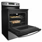 Amana AER6603SFS 30-Inch Electric Range With Self-Clean Option - Black-On-Stainless