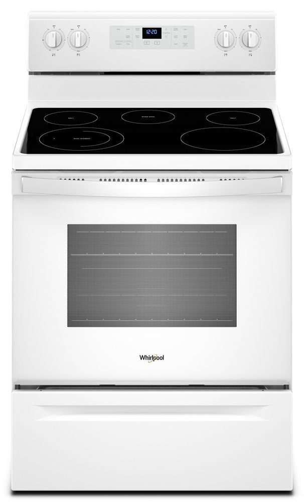 Whirlpool WFE505W0HW 5.3 Cu. Ft. Freestanding Electric Range With 5 Elements