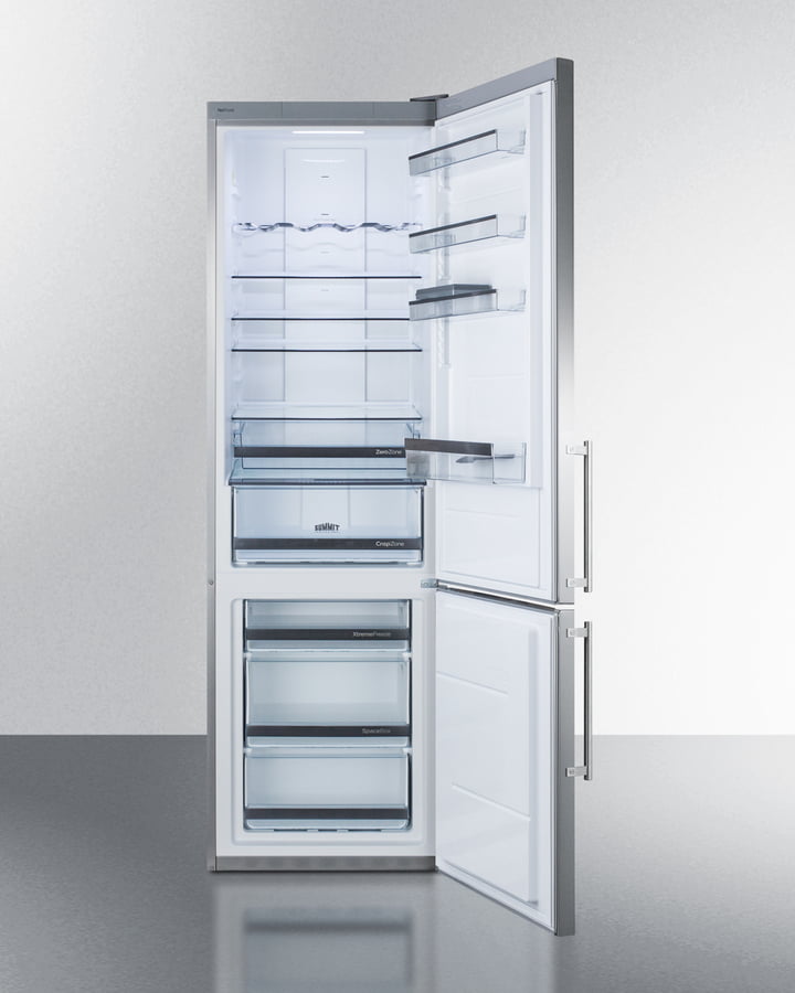 Summit FFBF181ES 24" Wide Bottom Freezer Refrigerator