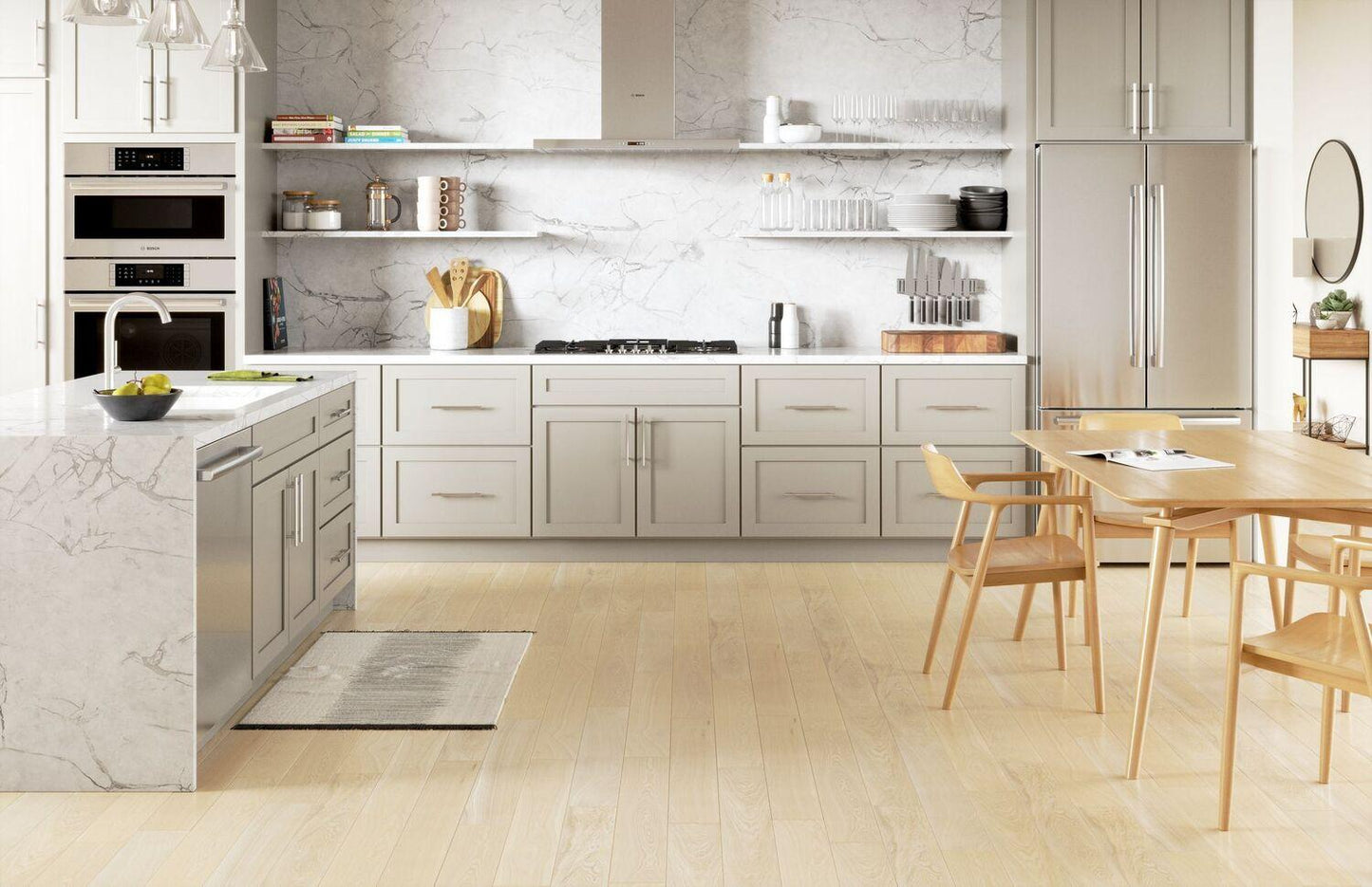 Bosch NGM5058UC 500 Series Gas Cooktop 30'' Stainless Steel Ngm5058Uc