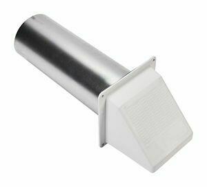 Amana 4396007RW Dryer Outdoor Vent Cap Assembly - Gray-White