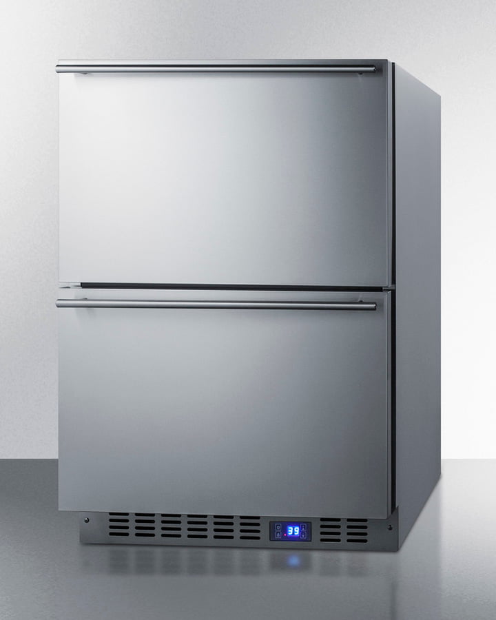 Summit SPR627OS2D 24" Wide 2-Drawer Outdoor All-Refrigerator