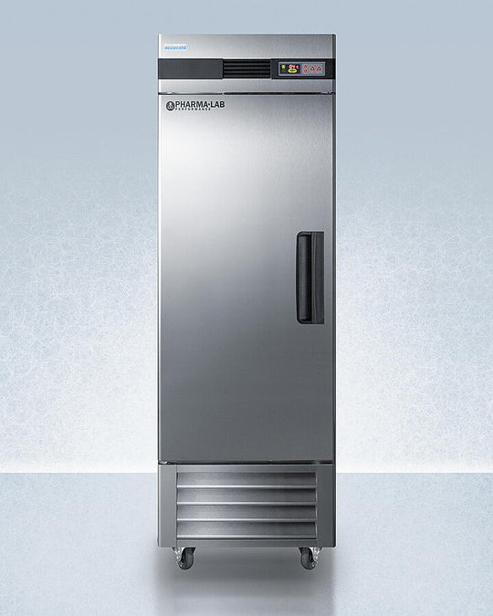 Summit ARS23MLLH Performance Series Pharma-Lab 23 Cu.Ft. All-Refrigerator In Stainless Steel With Left Hand Door Swing