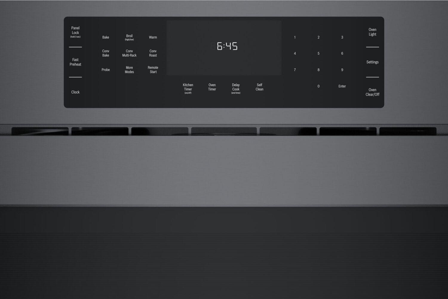 Bosch HBL8444RUC 800 Series Single Wall Oven 30'' Right Sideopening Door, Black Stainless Steel Hbl8444Ruc