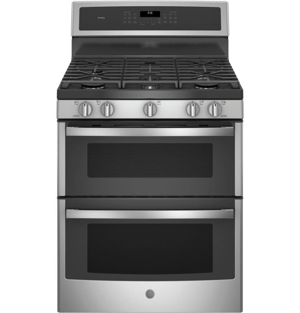 Ge Appliances PGB960SEJSS Ge Profile™ 30" Free-Standing Gas Double Oven Convection Range