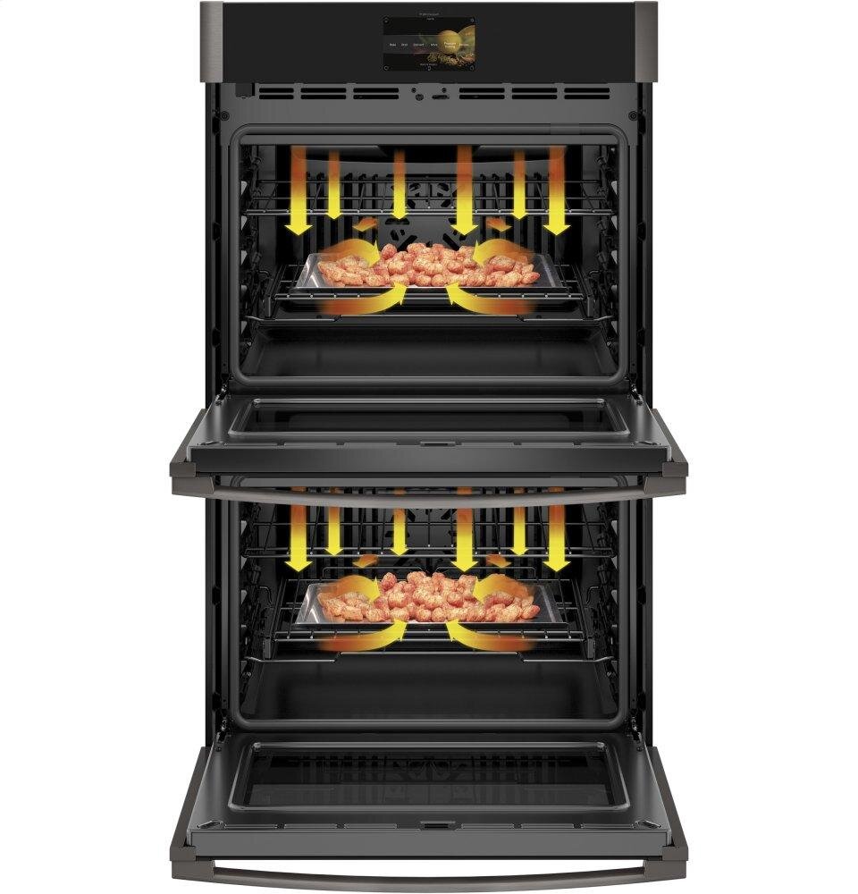 Ge Appliances PTD9000BNTS Ge Profile™ 30" Smart Built-In Convection Double Wall Oven With In-Oven Camera And No Preheat Air Fry