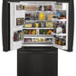 Ge Appliances PYE22KBLTS Ge Profile™ Series Energy Star® 22.1 Cu. Ft. Counter-Depth French-Door Refrigerator With Hands-Free Autofill