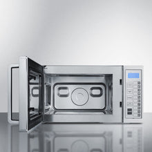 Summit SCM1000SS Commercially Approved Microwave With Stainless Steel Exterior And Interior