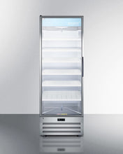 Summit ACR1718LH Full-Size Pharmaceutical All-Refrigerator With A Glass Door (Left Hand Door Swing), Lock, Digital Thermostat, And A Stainless Steel Interior And Exterior Cabinet