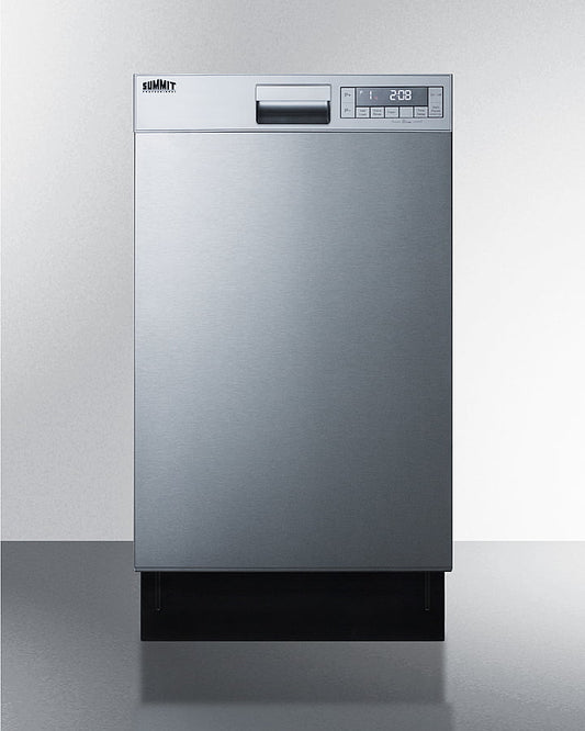 Summit DW18SS4 18" Wide Built-In Dishwasher