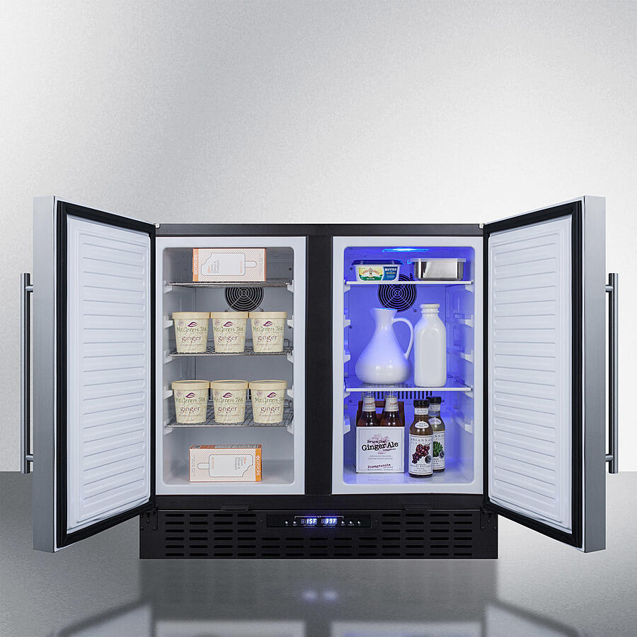 Summit FFRF36 36" Wide Built-In Refrigerator-Freezer