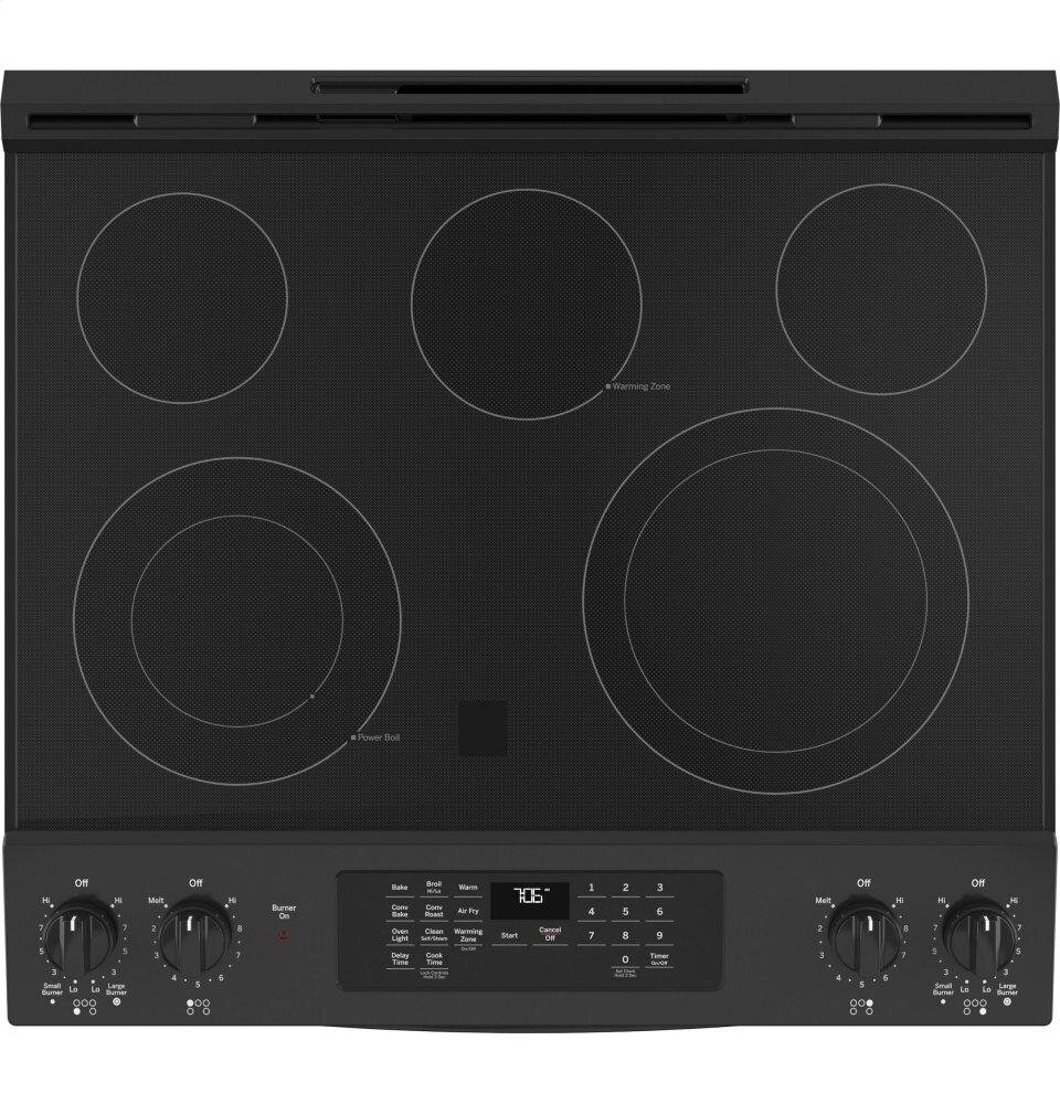 Ge Appliances JS760DPBB Ge® 30" Slide-In Electric Convection Range With No Preheat Air Fry